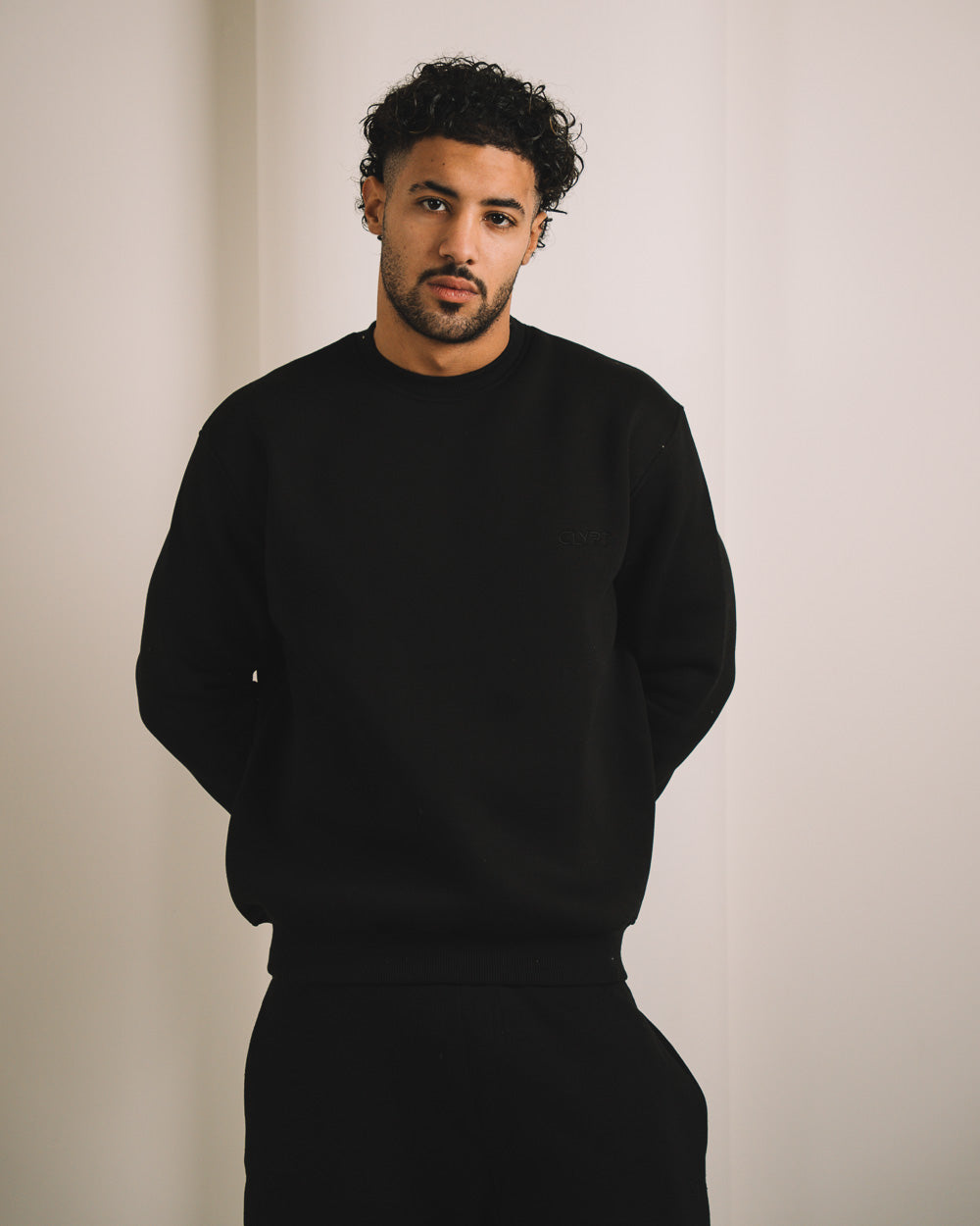 Men CrewNeck Solid SweatShirt