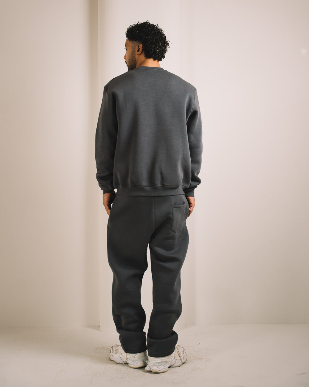 Men CrewNeck Solid SweatShirt