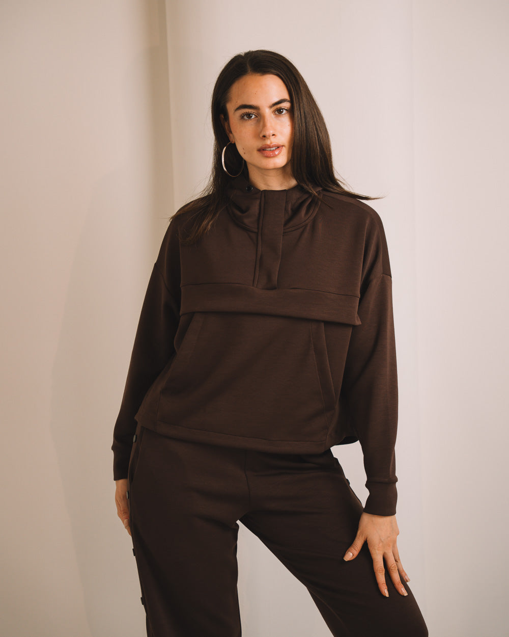 Modal Zip Up Hoodie