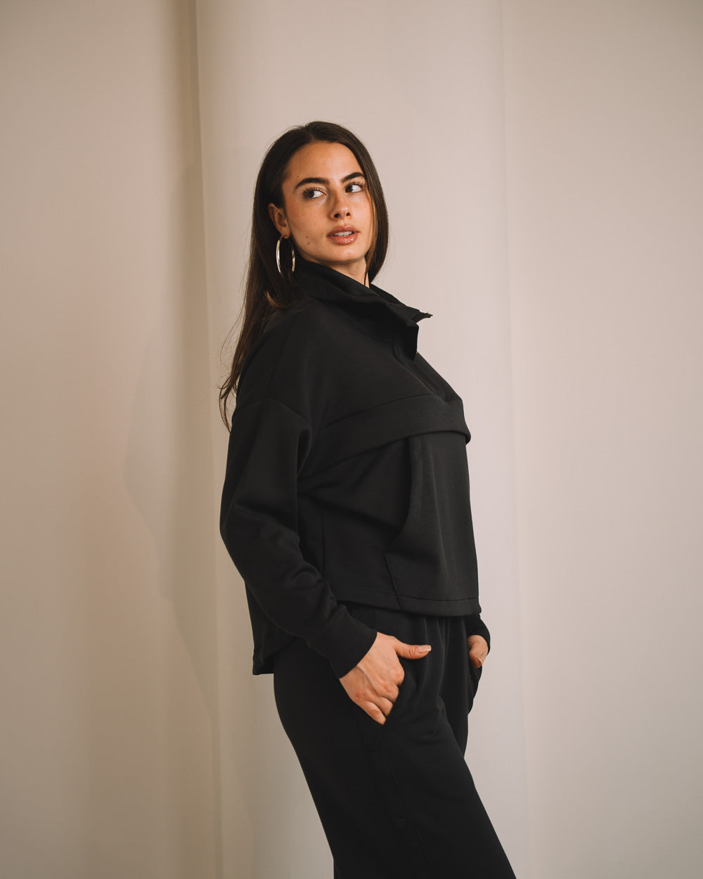 Modal Zip Up Hoodie