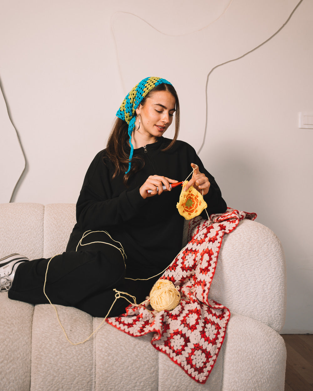 The Snake Half Zipper Sweatshirt