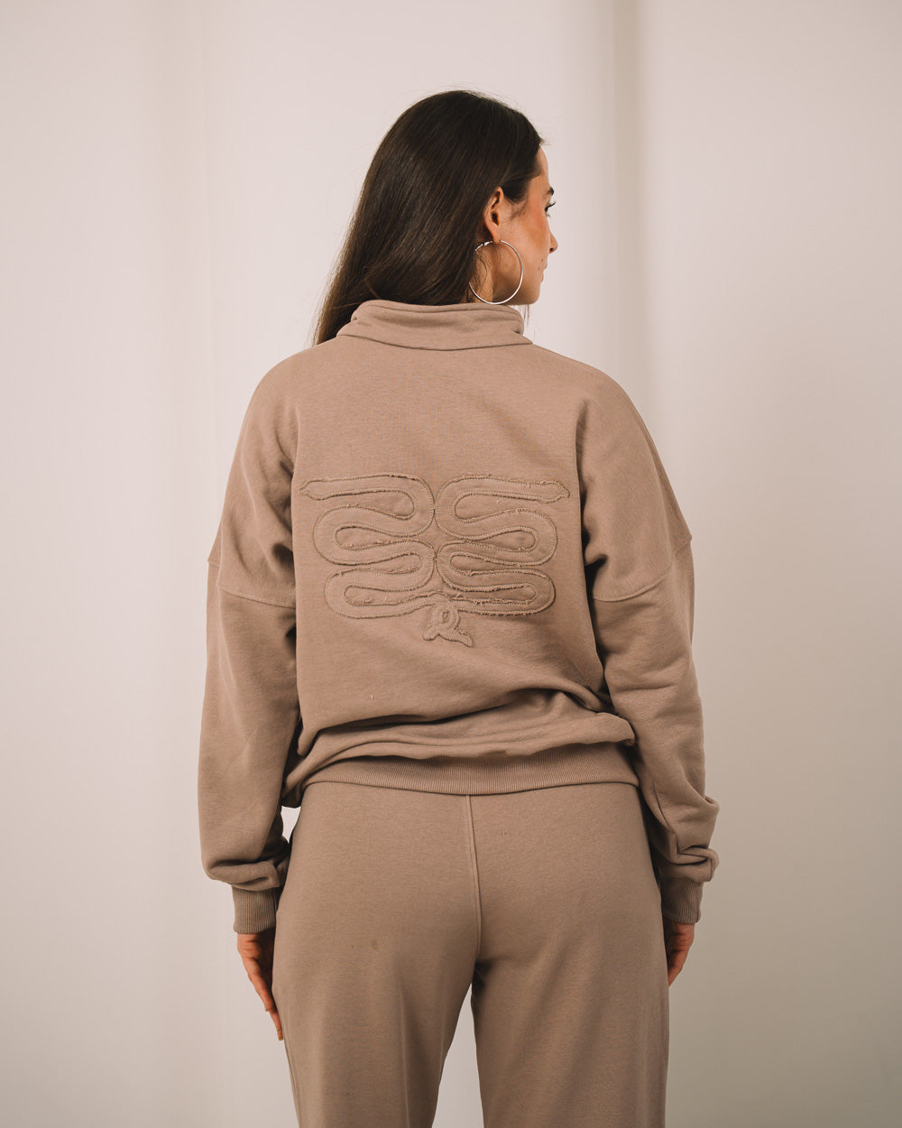 The Snake Half Zipper Sweatshirt