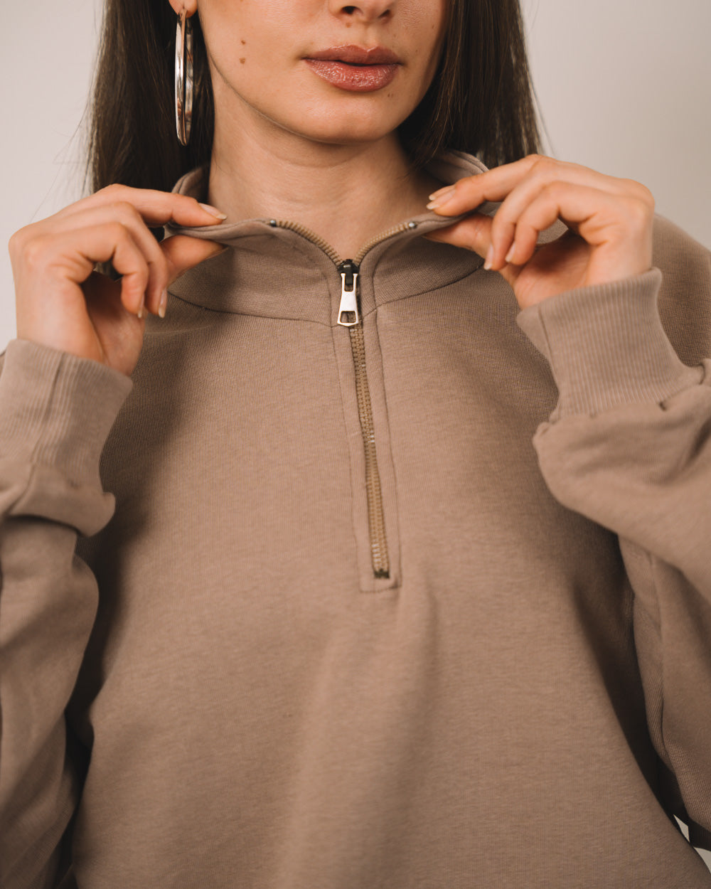 The Snake Half Zipper Sweatshirt