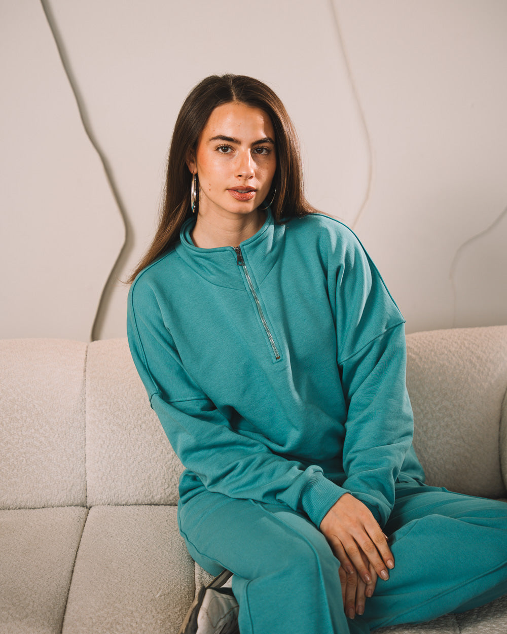 The Snake Half Zipper Sweatshirt