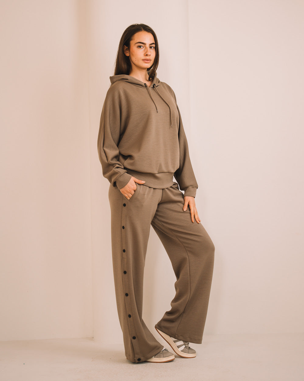Modal Women Side Snap Pants