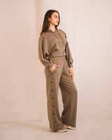 Modal Women Side Snap Pants