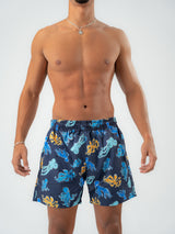 Navy Octopus Swim Shorts