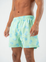 Tropical pineapple swim shorts