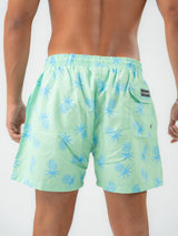 Tropical pineapple swim shorts