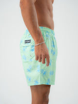Tropical pineapple swim shorts